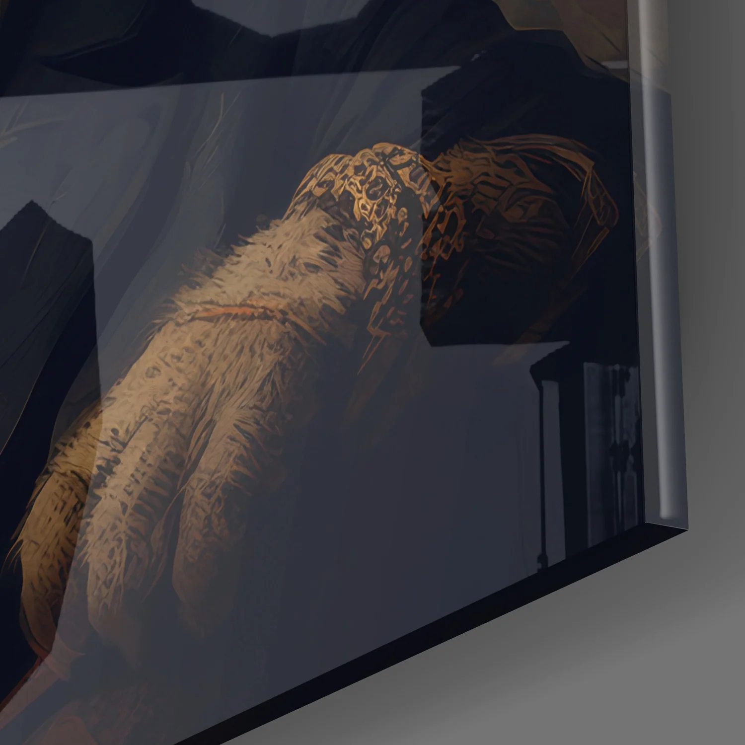 Catleman Glass Wall Art|| Designer's Collection - Image 3