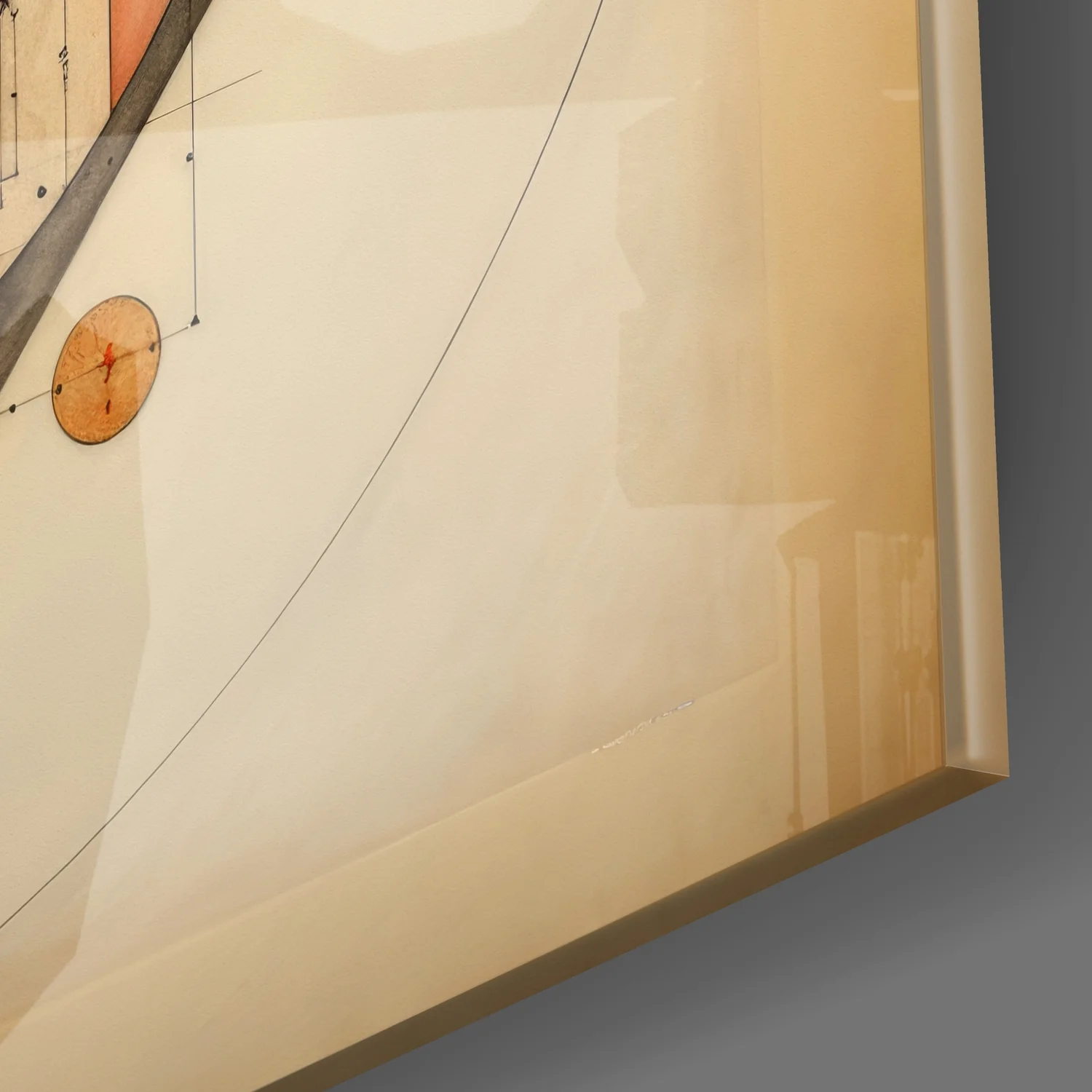 Shapes Glass Wall Art|| Designer's Collection - Image 3