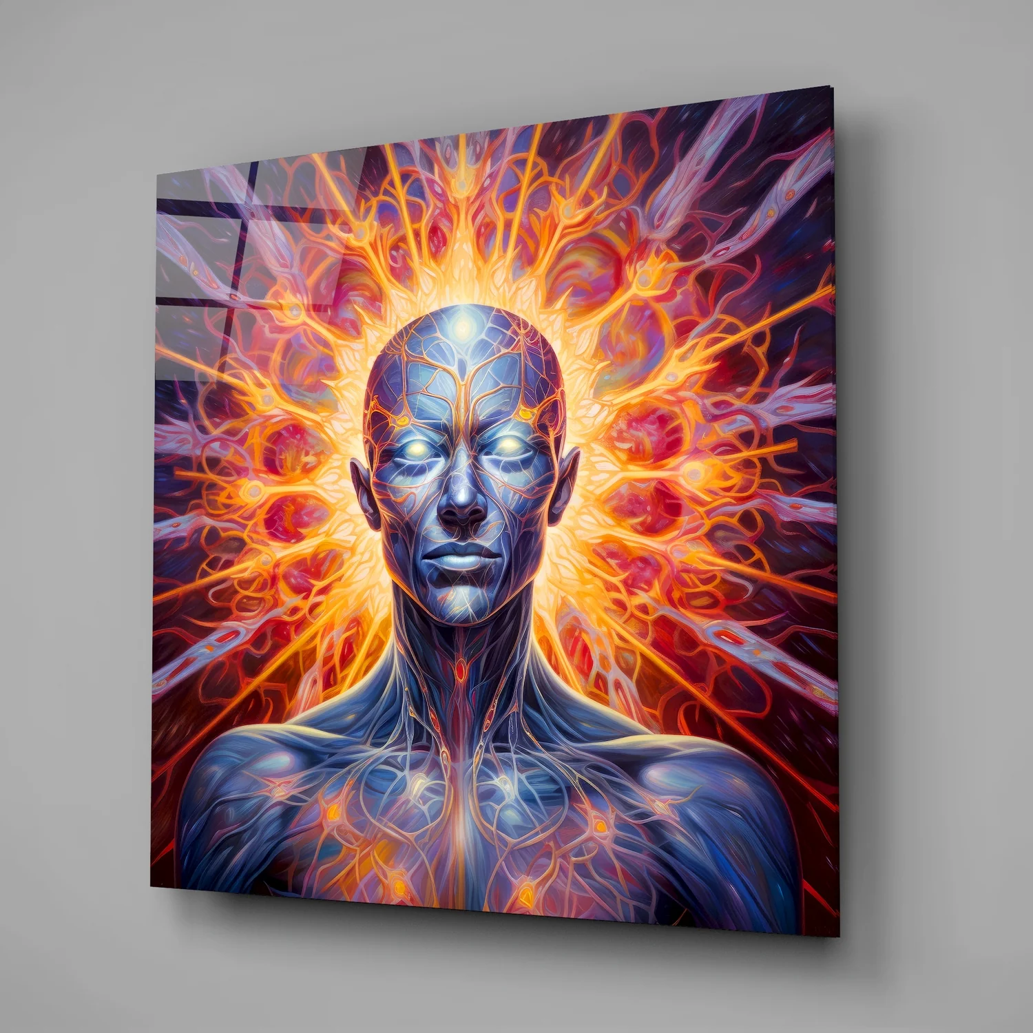 Beautiful Mind Glass Wall Art|| Designer's Collection - Image 2