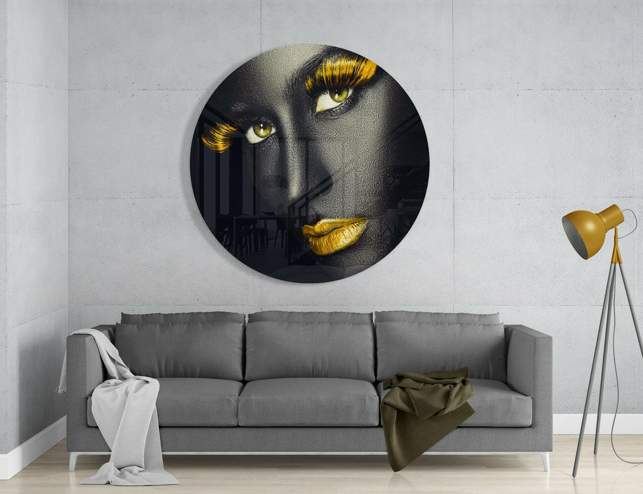 Colored Eyes Glass Wall Art - Image 2