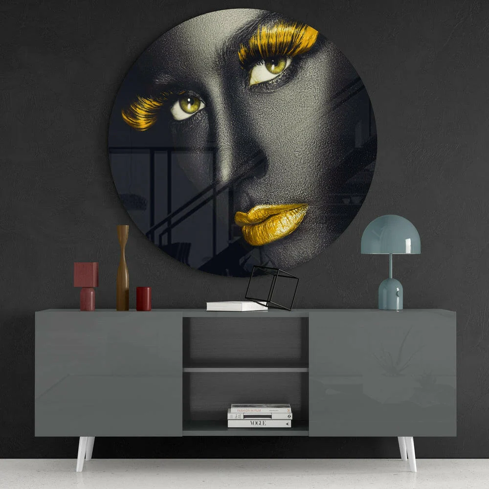 Colored Eyes Glass Wall Art - Image 4