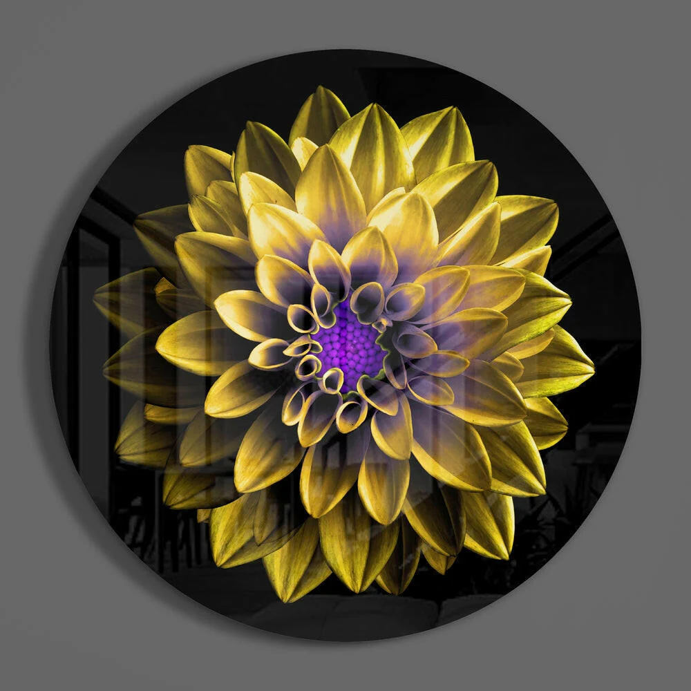 Flower Glass Wall Art - Image 3