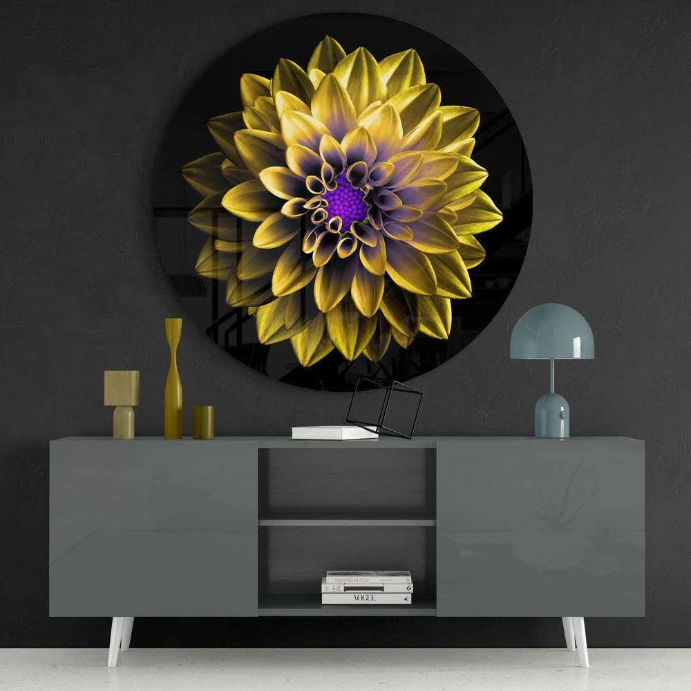 Flower Glass Wall Art - Image 4