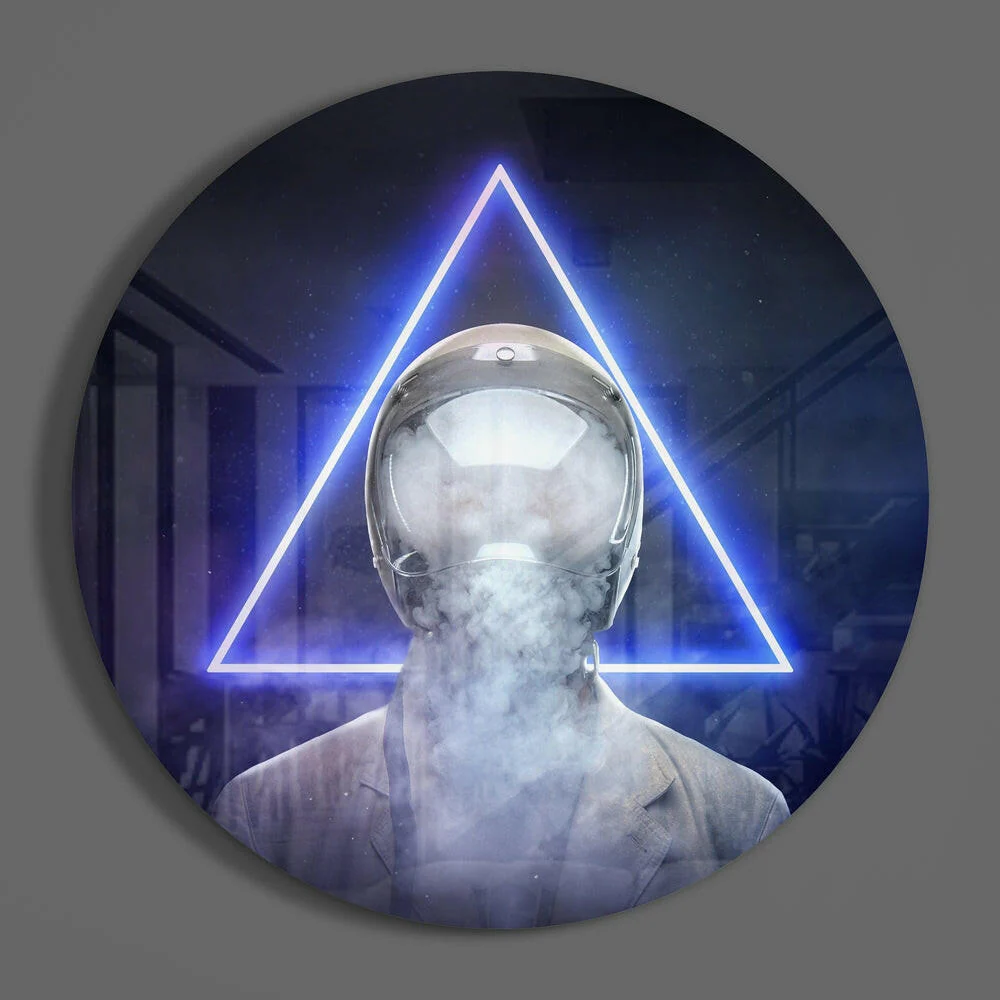 Triangle Glass Wall Art - Image 3