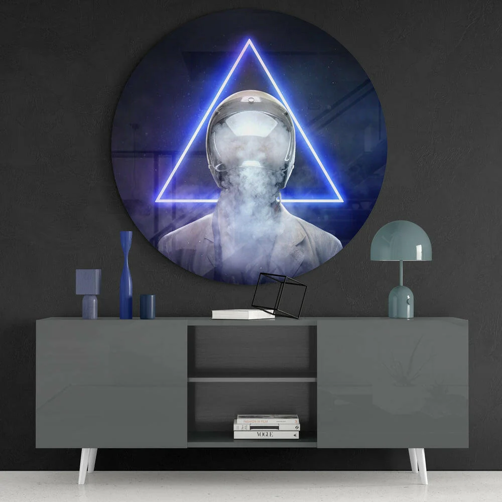 Triangle Glass Wall Art - Image 4