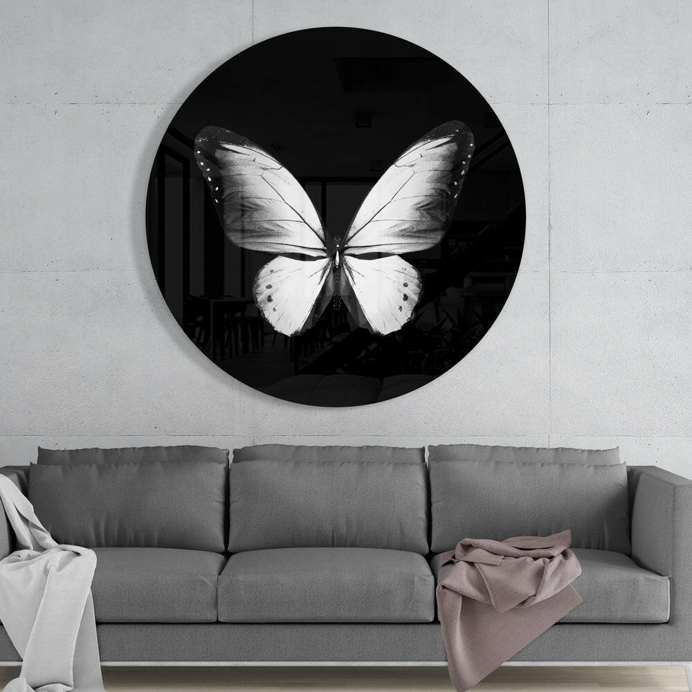 Butterfly Glass Wall Art - Image 2