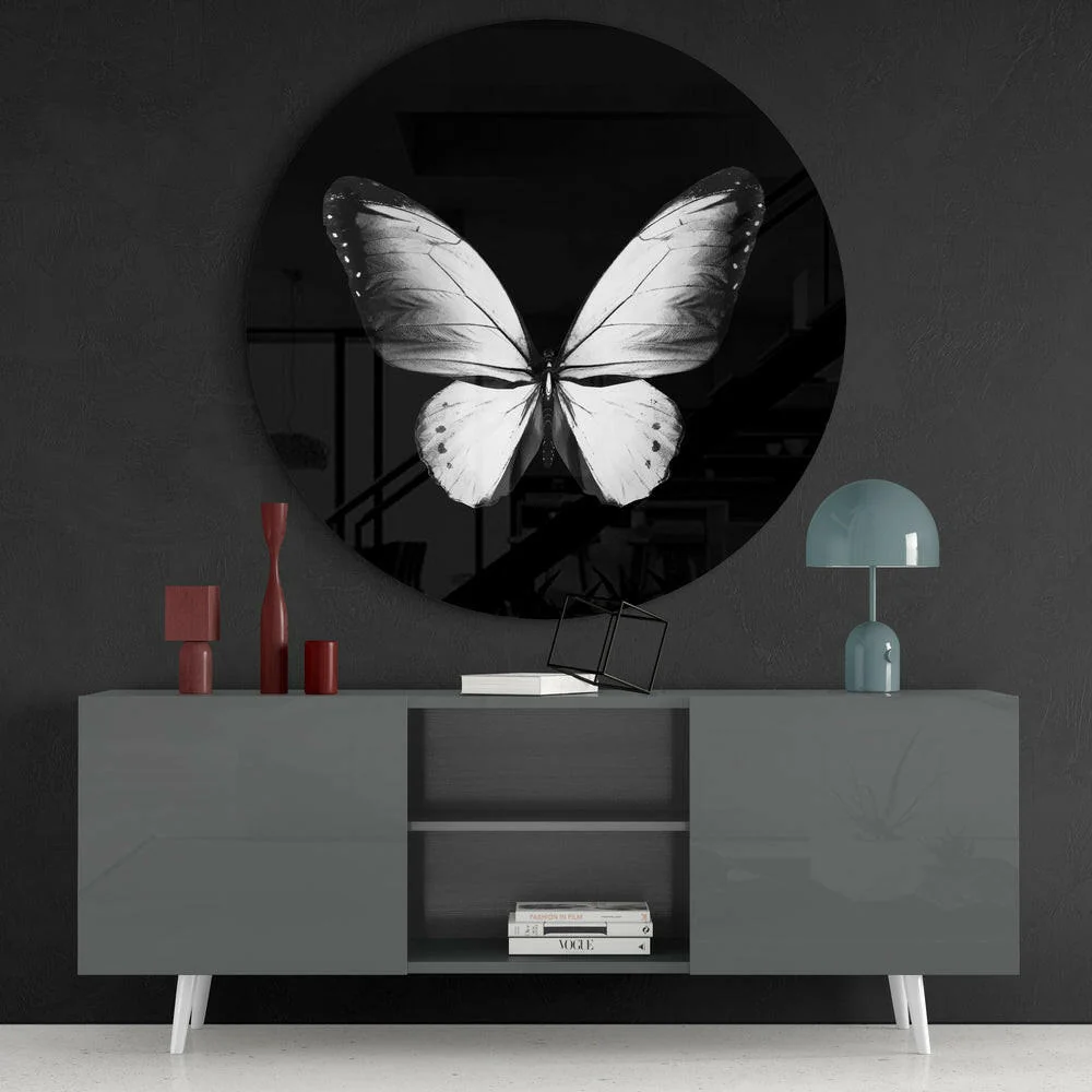 Butterfly Glass Wall Art - Image 4