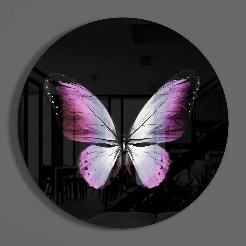 Butterfly Glass Wall Art - Image 3