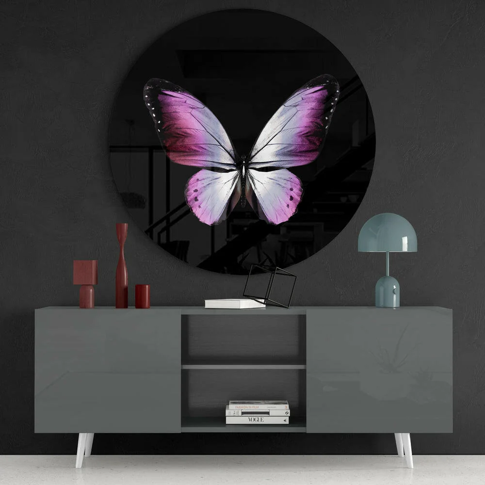 Butterfly Glass Wall Art - Image 4