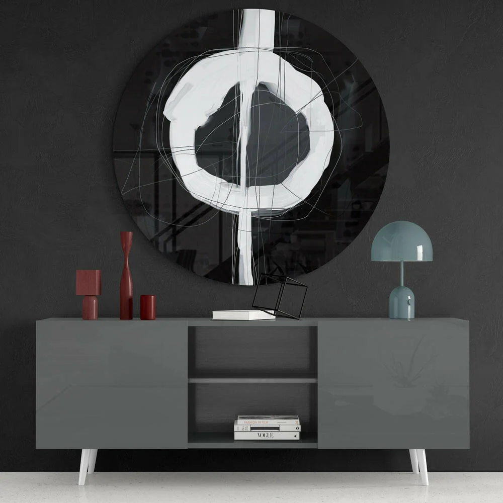 Abstract Glass Wall Art - Image 4