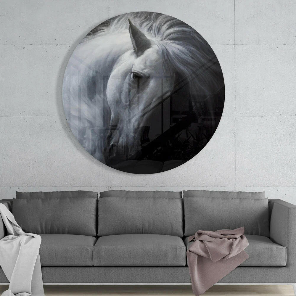 Horse Glass Wall Art - Image 2