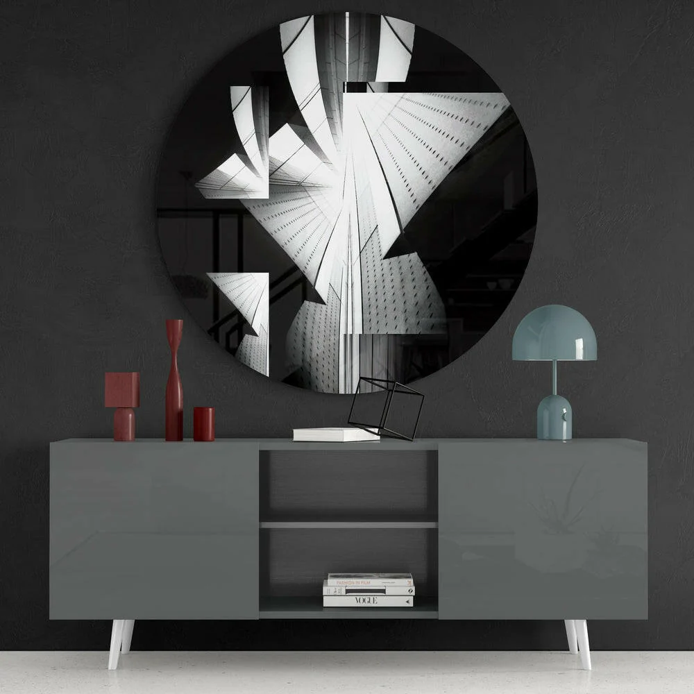 Skyscrapers Glass Wall Art - Image 4