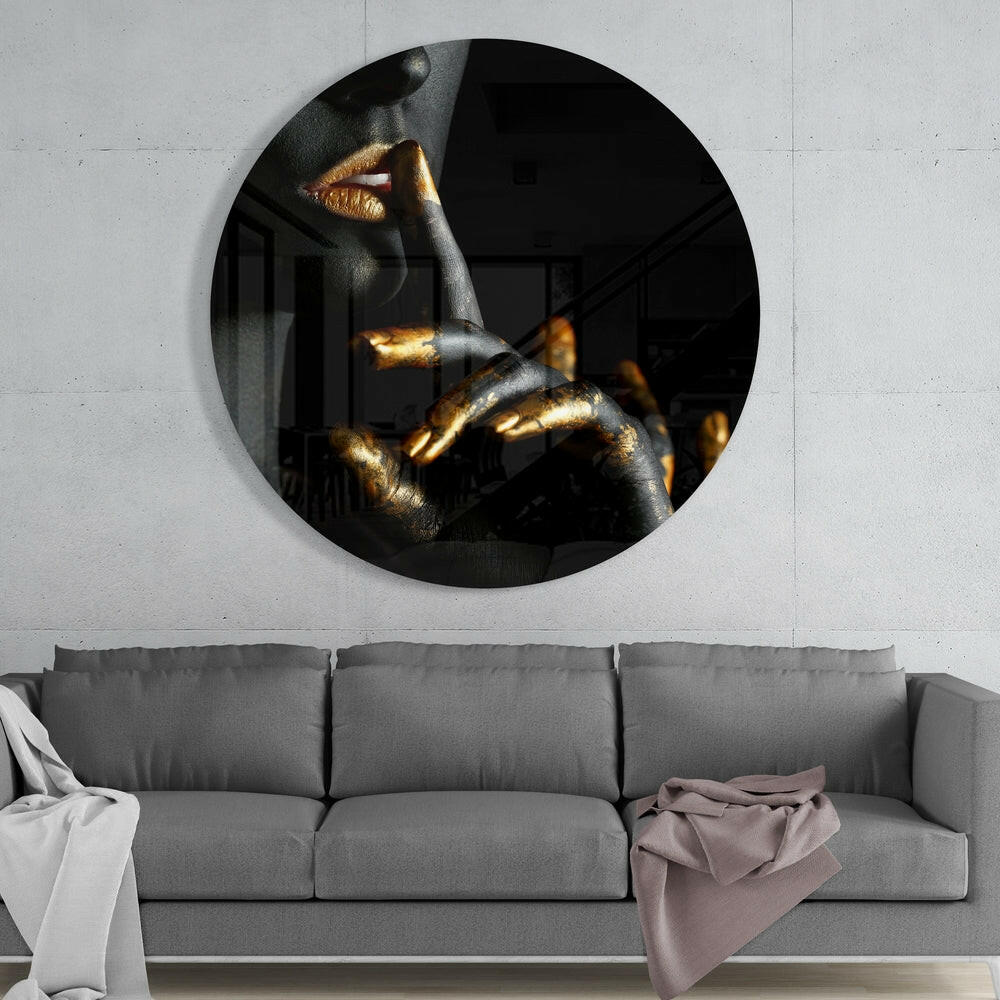 Silence Glass Wall Art - Image 2