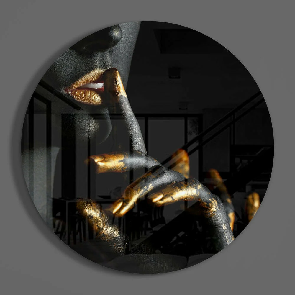 Silence Glass Wall Art - Image 3