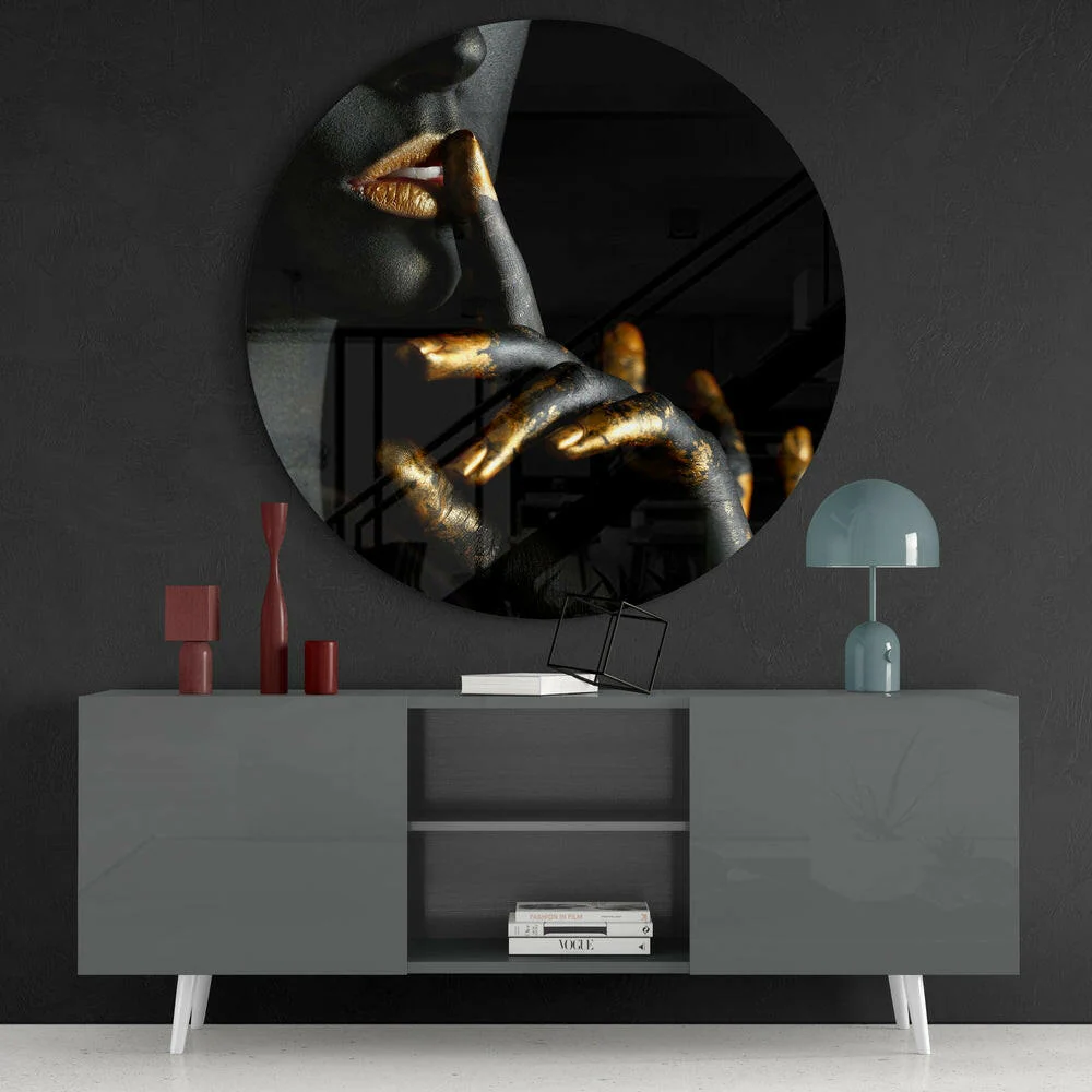 Silence Glass Wall Art - Image 4
