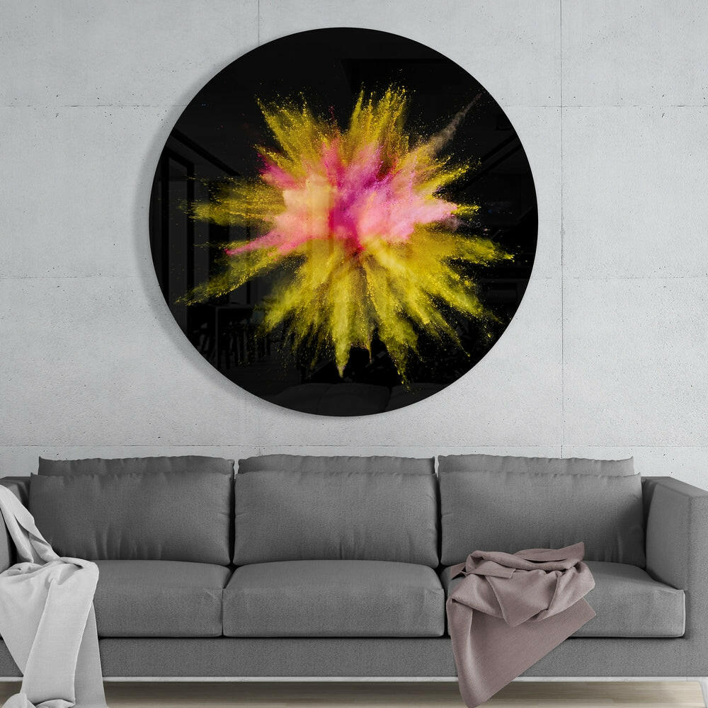 Abstract Glass Wall Art - Image 3