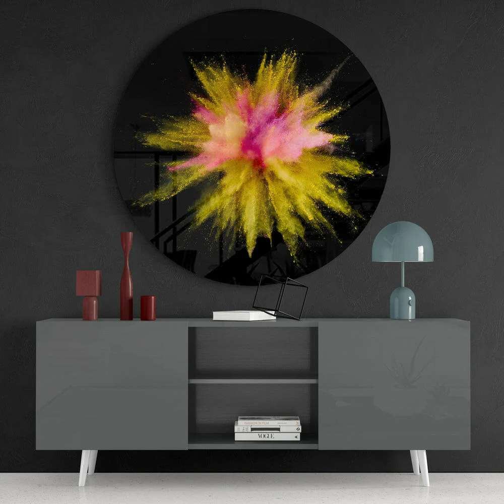 Abstract Glass Wall Art - Image 4
