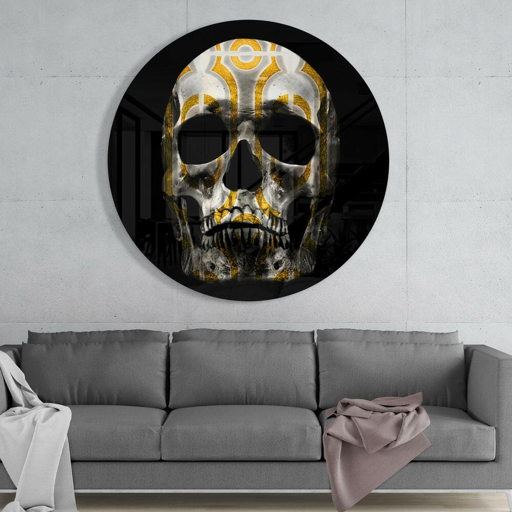 Skull Glass Wall Art - Image 2