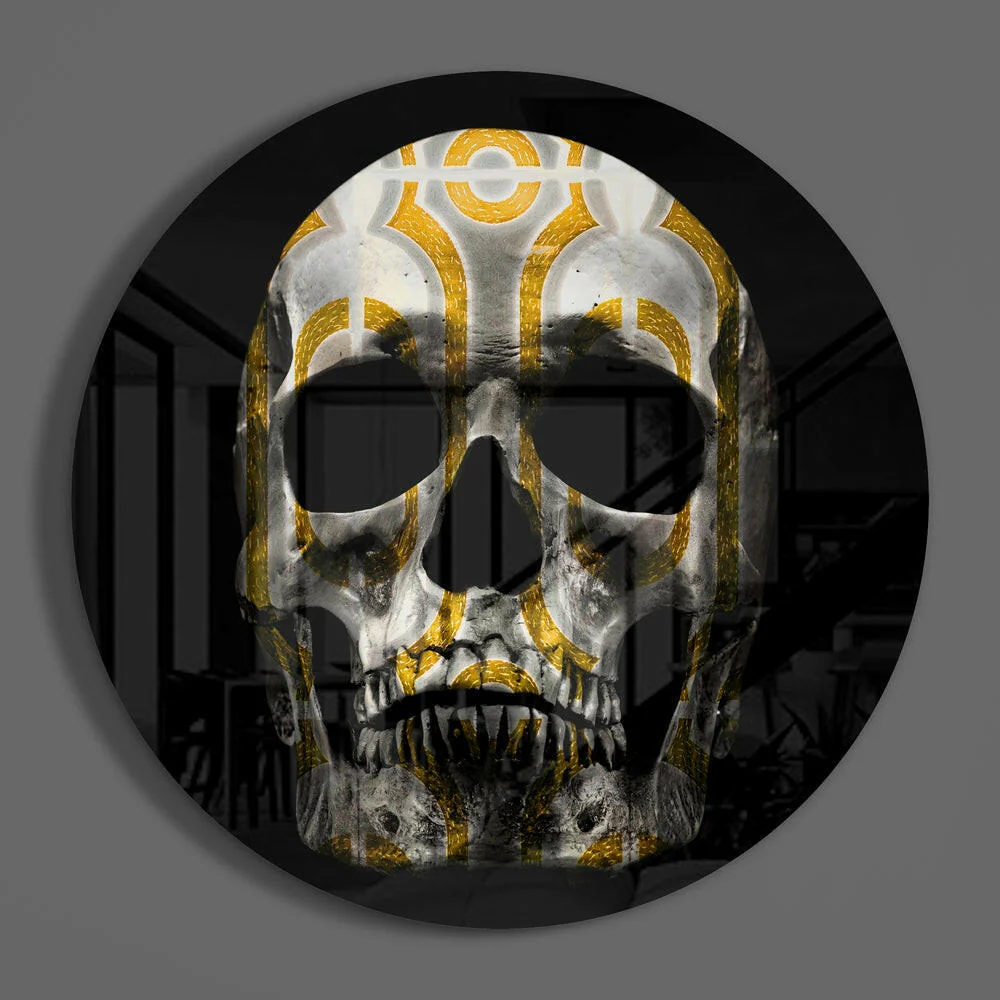 Skull Glass Wall Art - Image 3