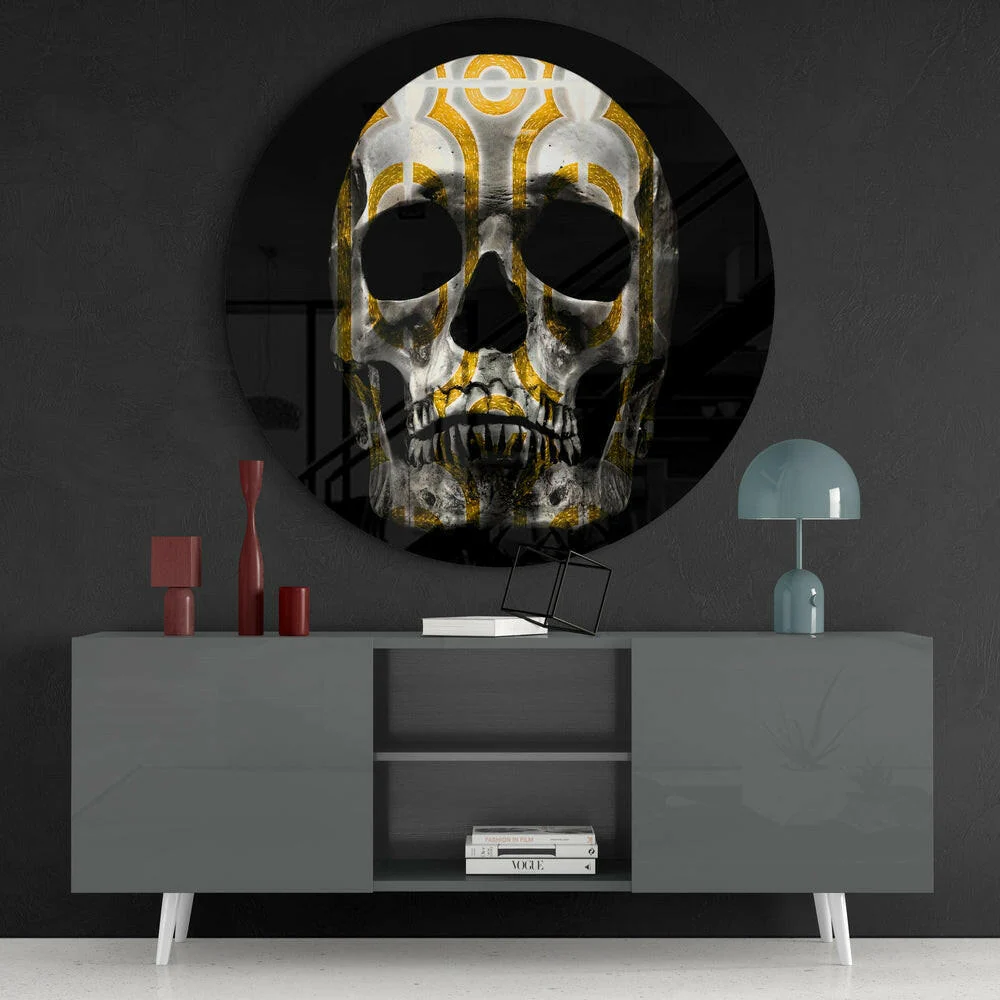 Skull Glass Wall Art - Image 4