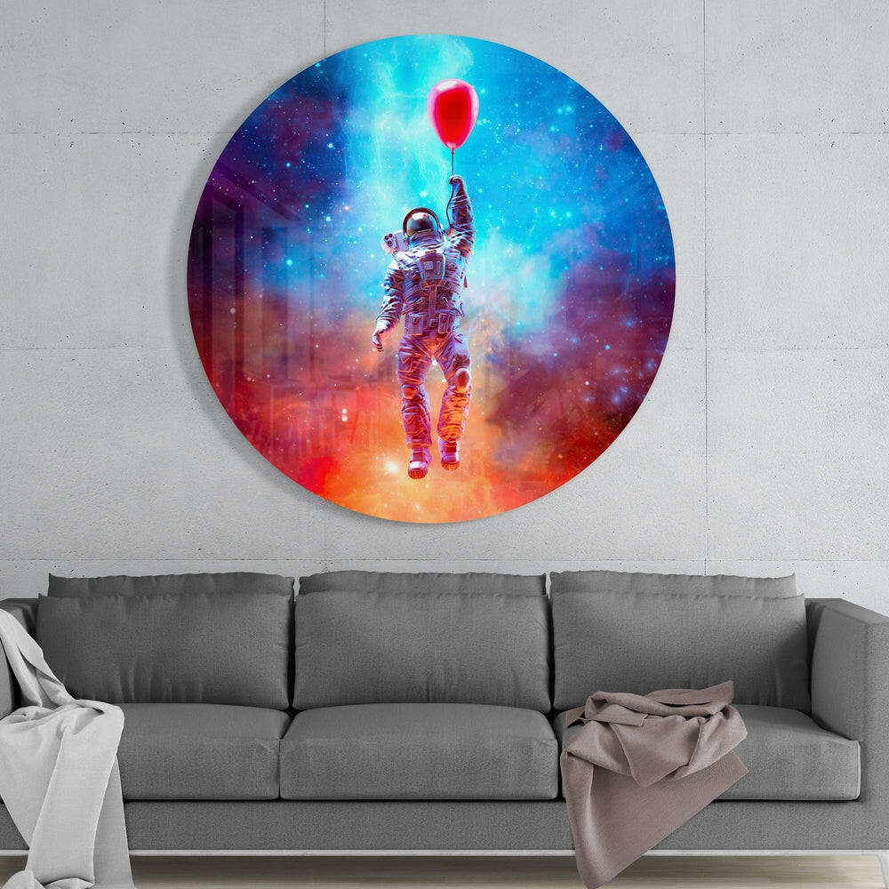 Astronaut Glass Wall Art - Image 2