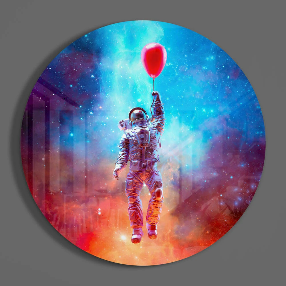 Astronaut Glass Wall Art - Image 3