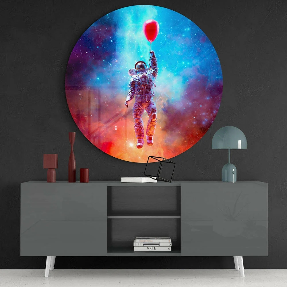 Astronaut Glass Wall Art - Image 4