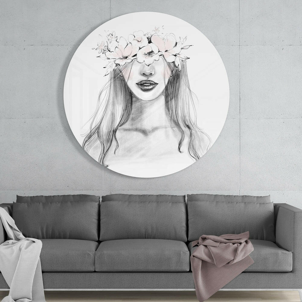 Flower Glass Wall Art - Image 2