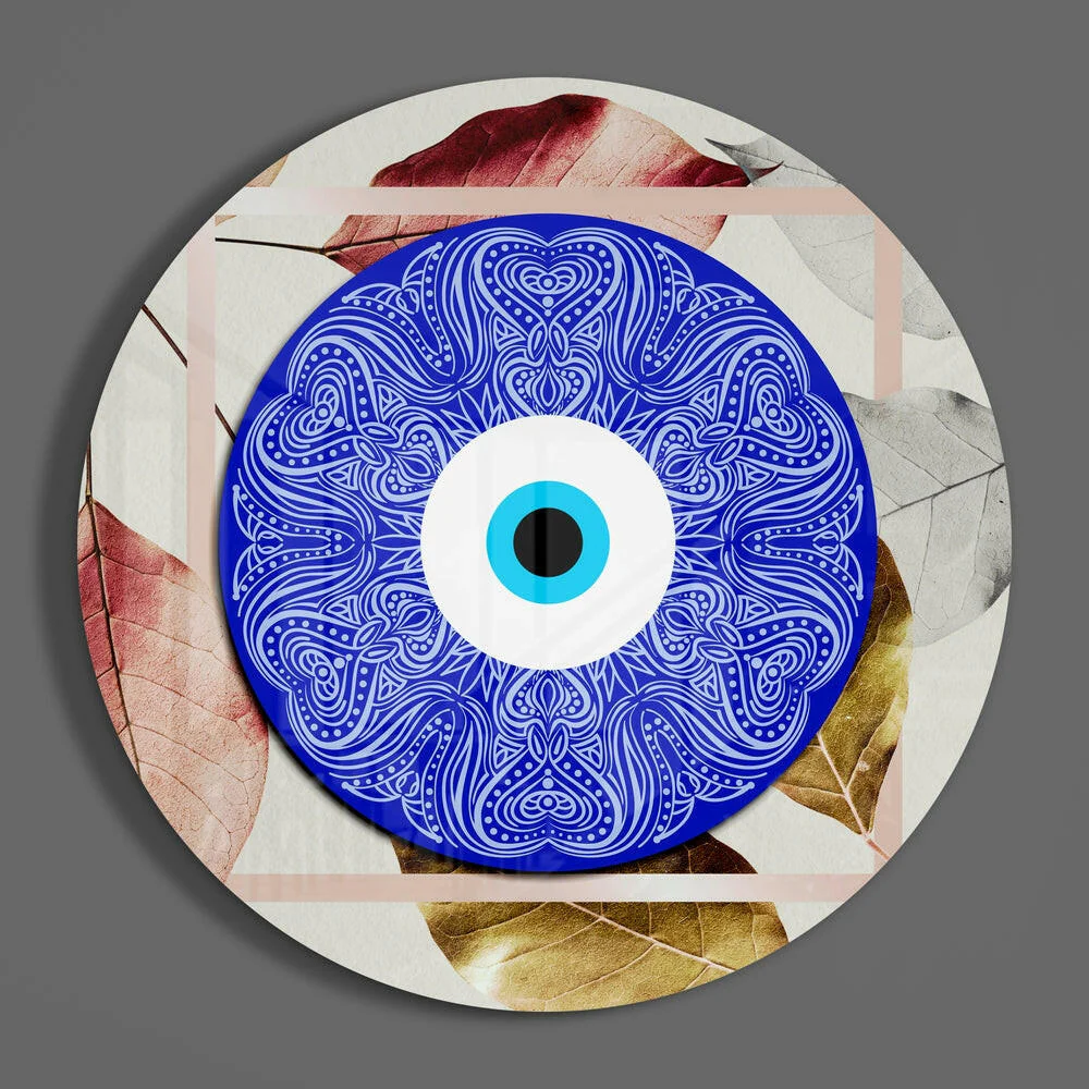 Evil Eye Bead Glass Wall Art - Image 3