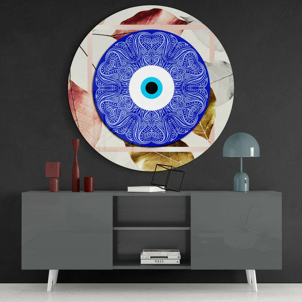 Evil Eye Bead Glass Wall Art - Image 4
