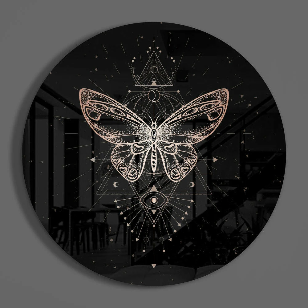 Butterfly Glass Wall Art - Image 3