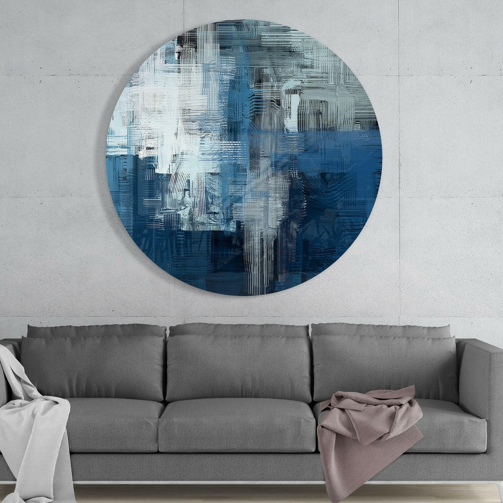 Abstract Glass Wall Art - Image 2