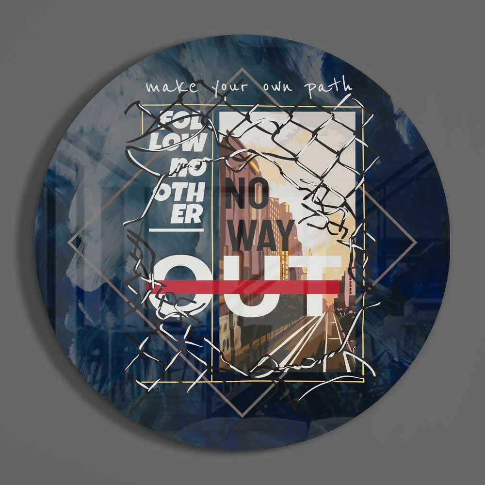 Words – Make Your Way Glass Wall Art - Image 3
