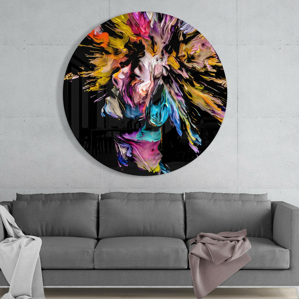 Dance of the Spirit Glass Wall Art - Image 2