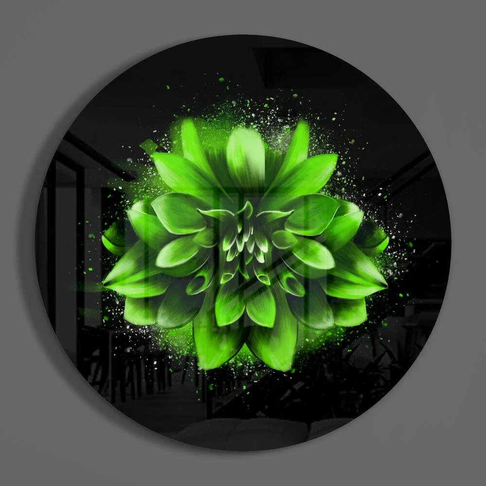 Flower Glass Wall Art - Image 3