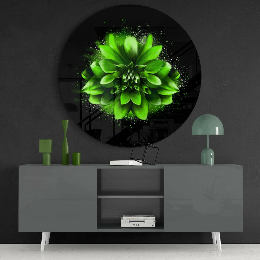 Flower Glass Wall Art - Image 4