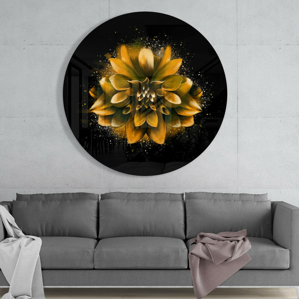 Flower Glass Wall Art - Image 2