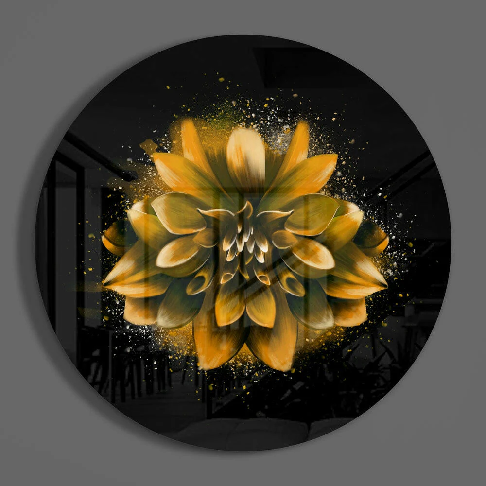 Flower Glass Wall Art - Image 3