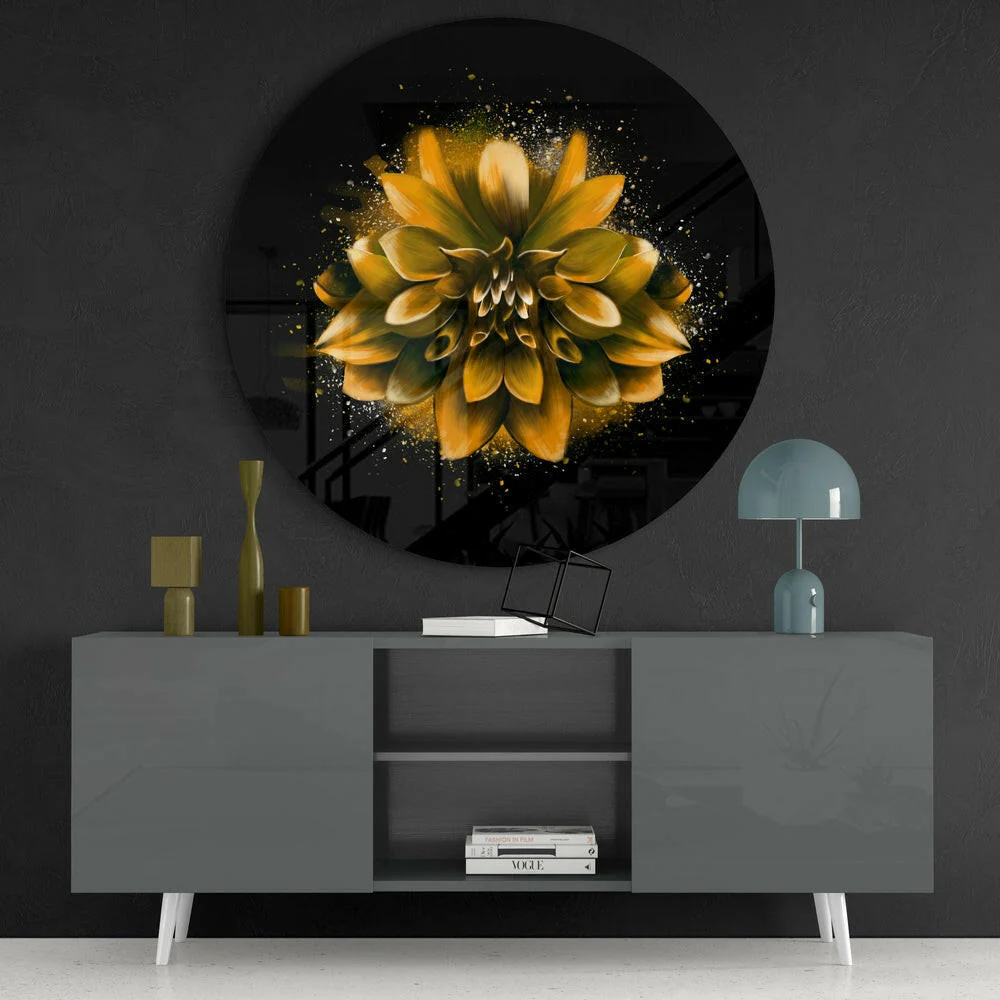 Flower Glass Wall Art - Image 4