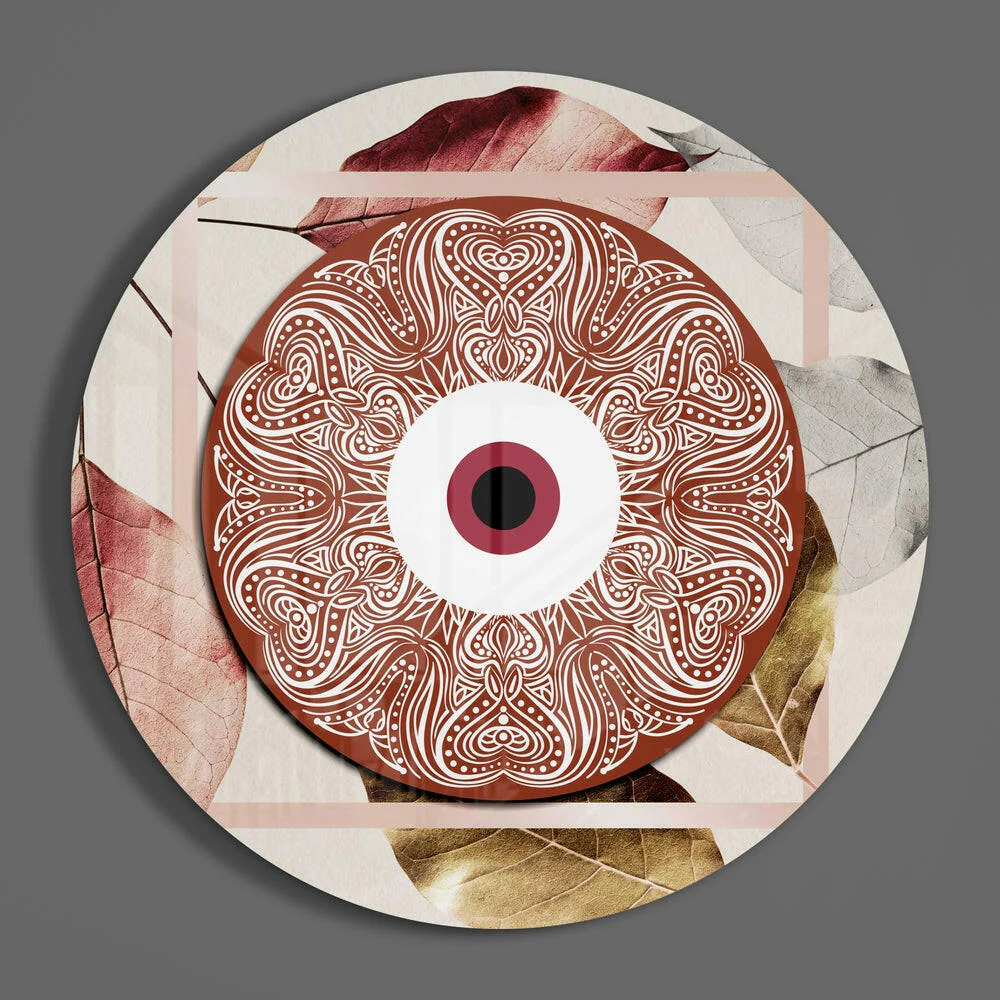 Evil Eye Bead Glass Wall Art - Image 3