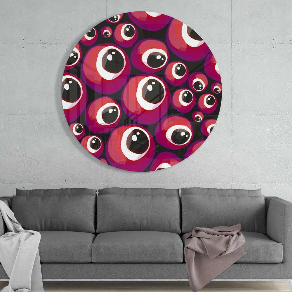 Evil Eye Bead Glass Wall Art - Image 2