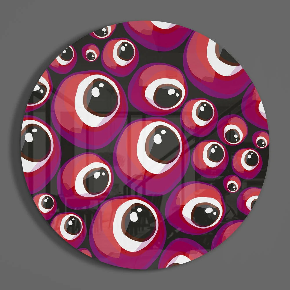 Evil Eye Bead Glass Wall Art - Image 3