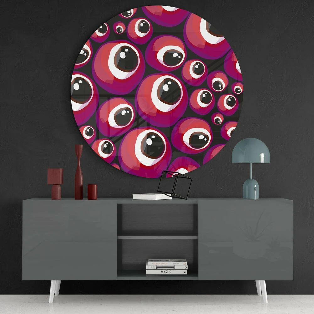 Evil Eye Bead Glass Wall Art - Image 4
