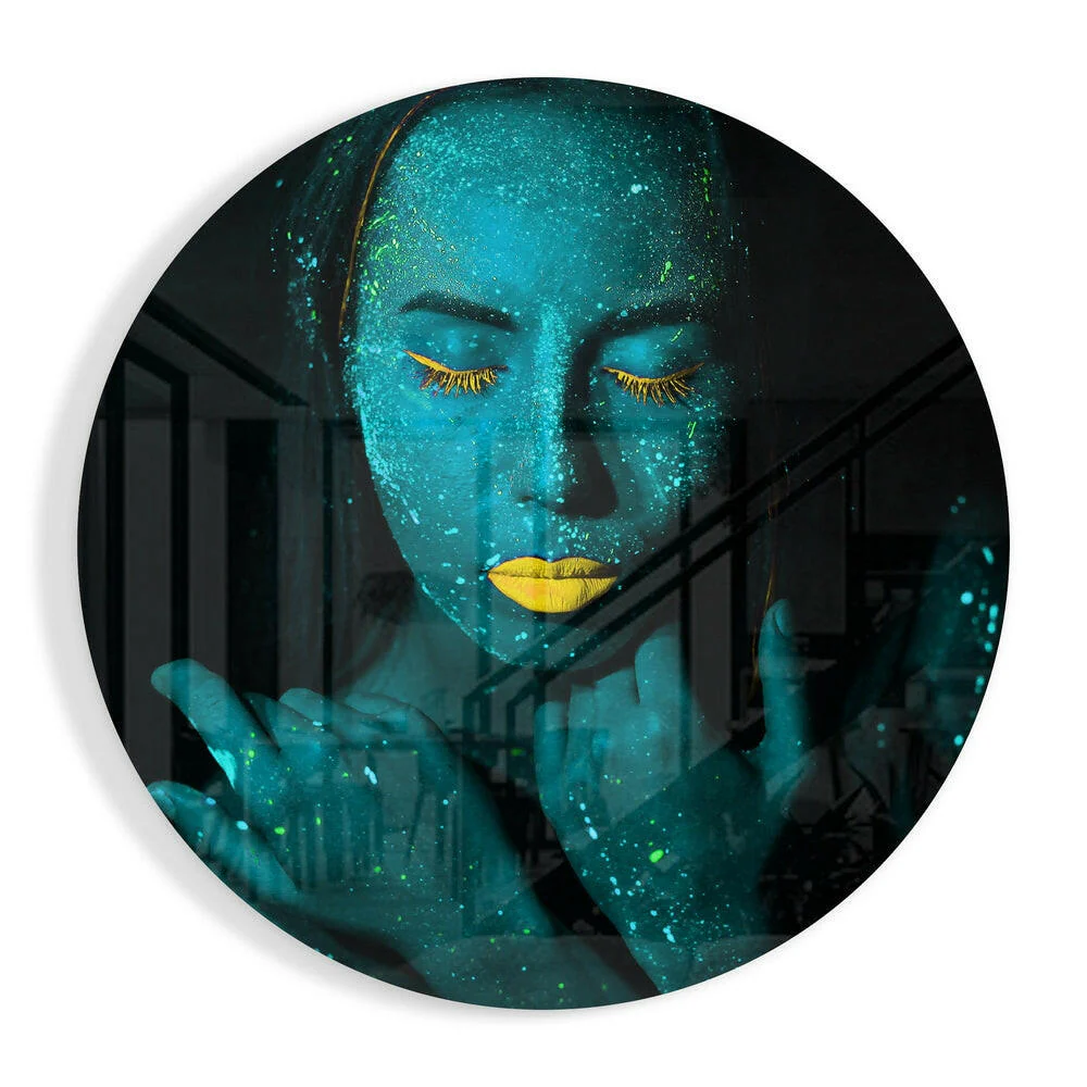 Women's Glass Wall Art