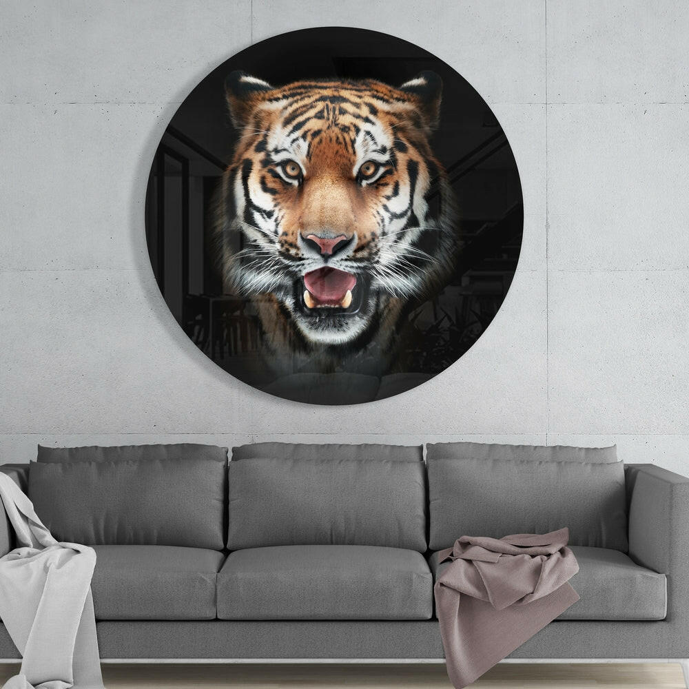 Tiger Glass Wall Art - Image 2
