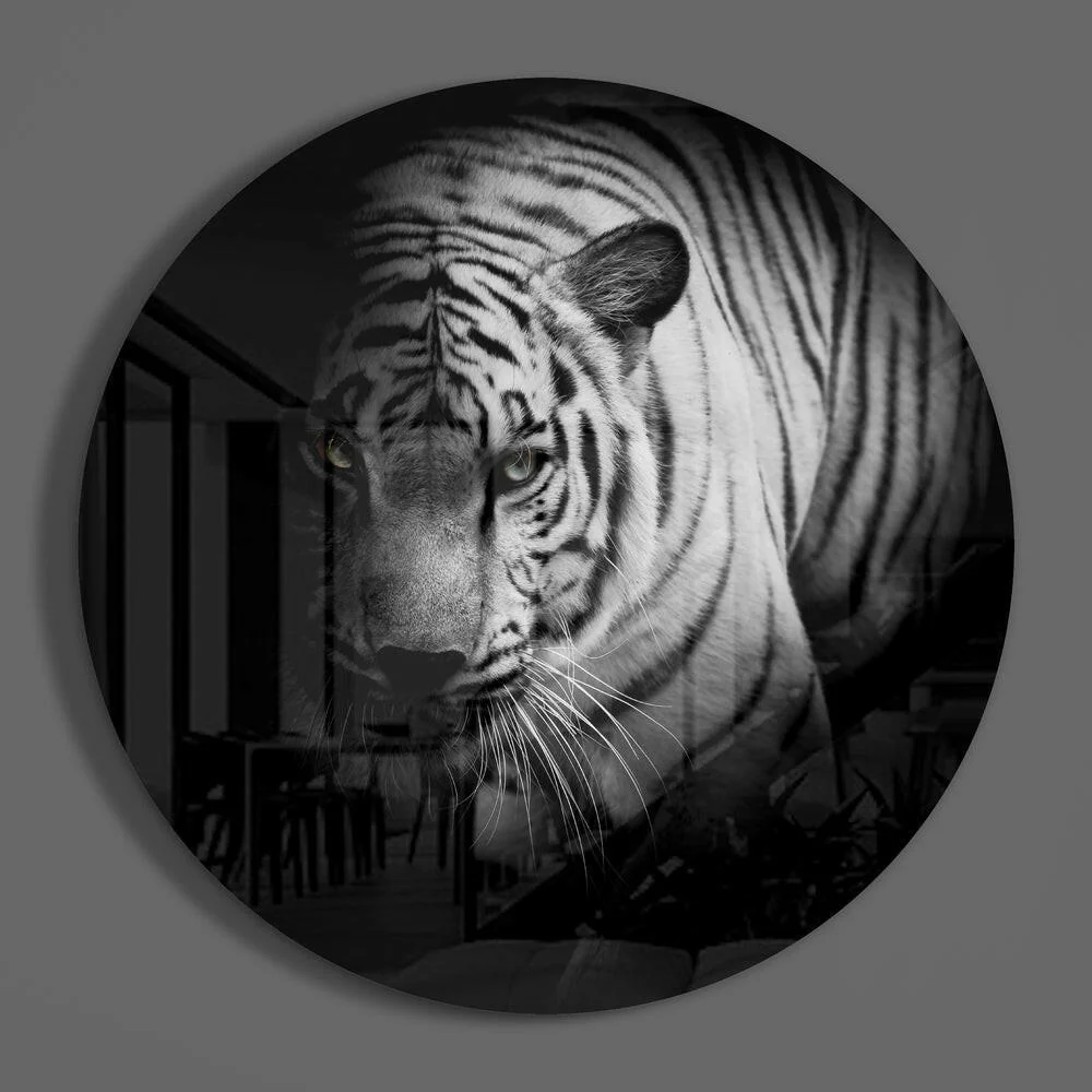 Tiger Glass Wall Art - Image 3