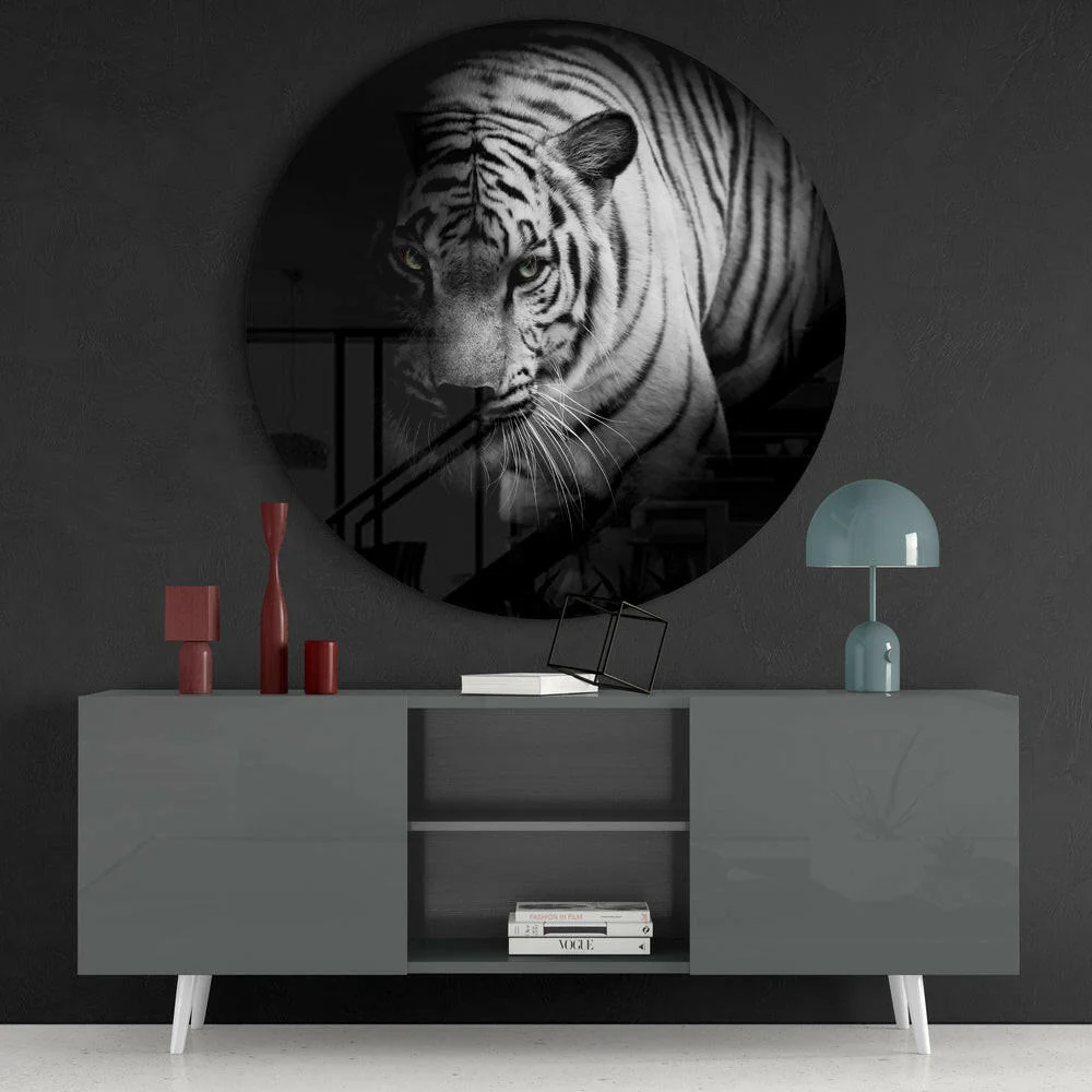Tiger Glass Wall Art - Image 4