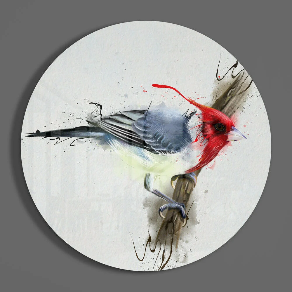 Bird Glass Wall Art - Image 3