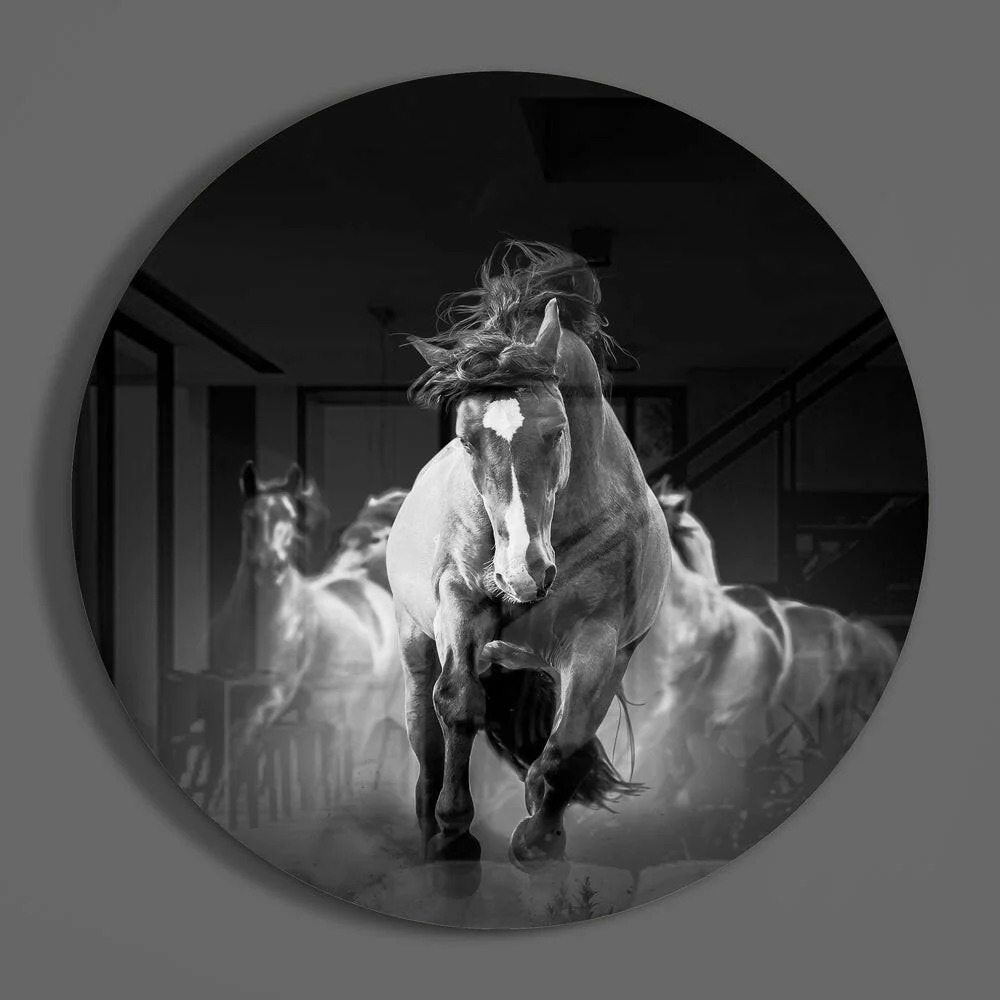 Horses Glass Wall Art - Image 3