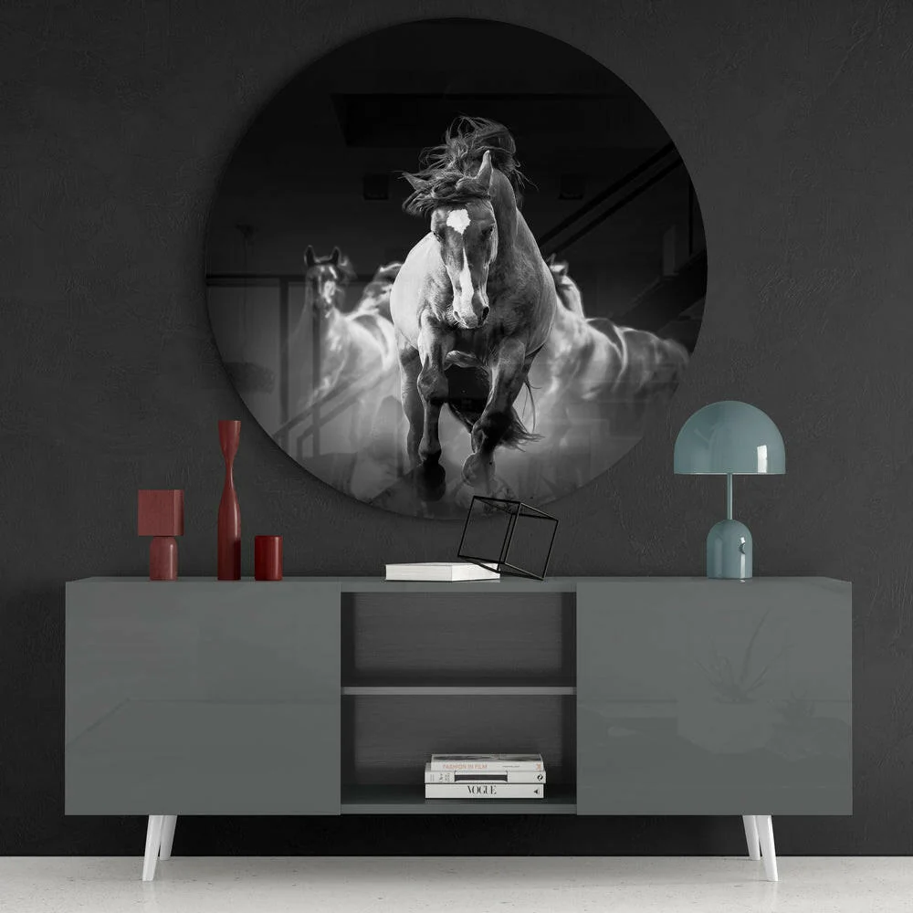 Horses Glass Wall Art - Image 4